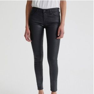 NWT Adriano Goldschmied Leatherette Super Skinny